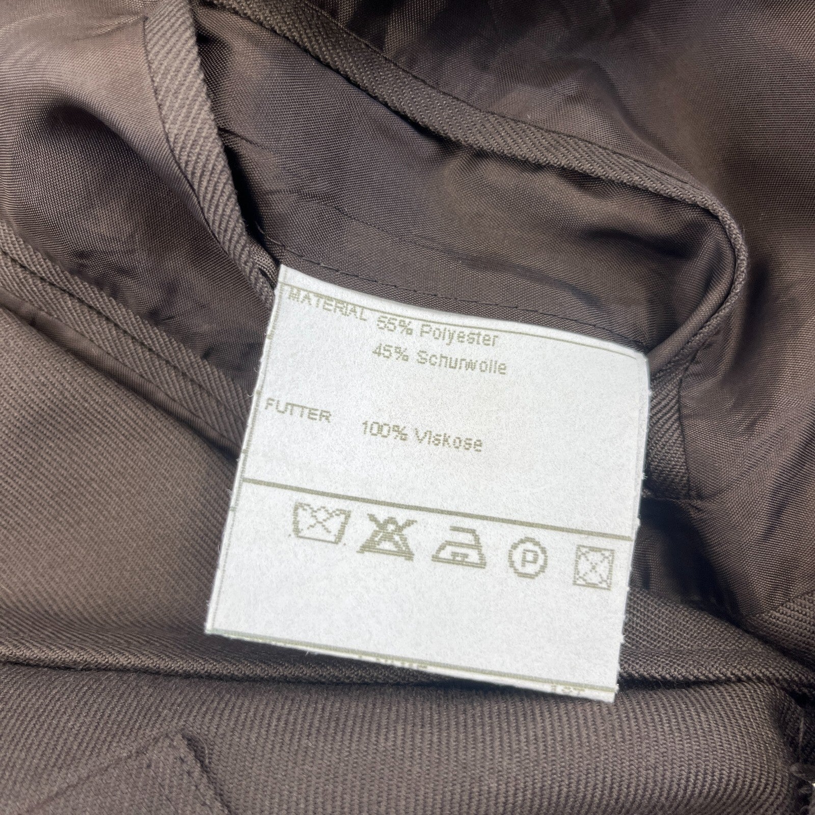 Austrian Army Dress Uniform Jacket Officers Blazer in Brown with Badges size XL