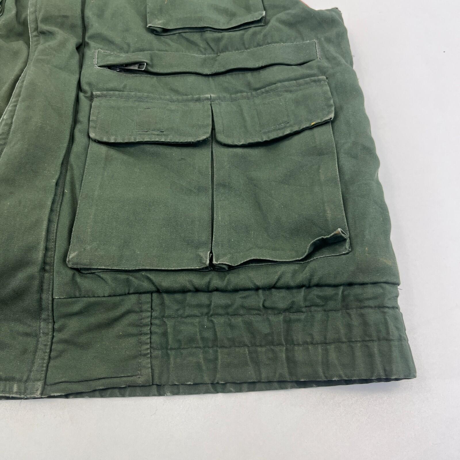 Appalachian Trail Quilted Waistcoat Gilet Vest Green Fishing size S