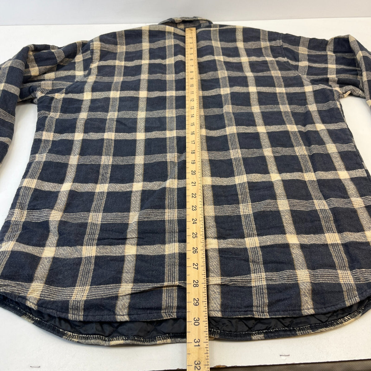 Timber Run Men's Insulated Quilt Lined Shacket Jacket Lumberjack Shirt size L