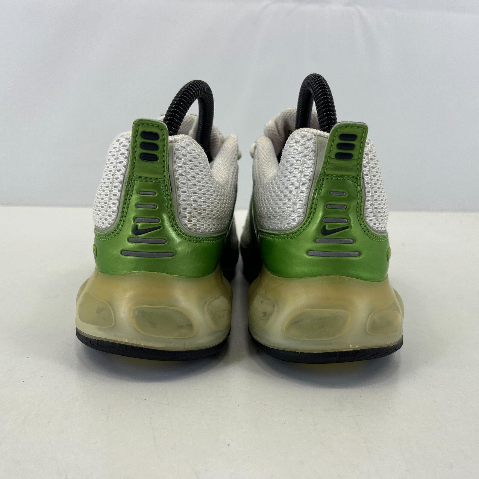 Nike Air Max 180 Trainers Metallic Green & White UK size 5 Running Sneakers