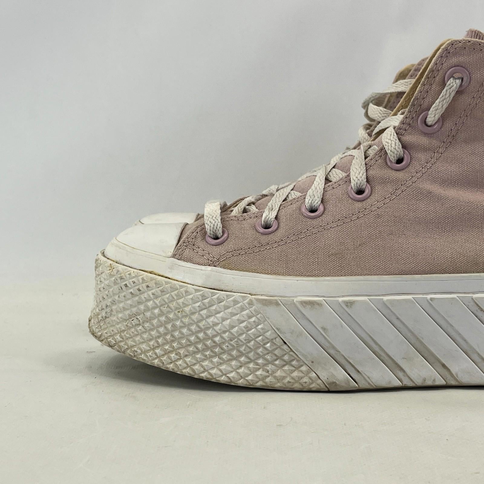 Converse Chuck Taylor Size UK 6 Dusty Pink Canvas High Top Trainers