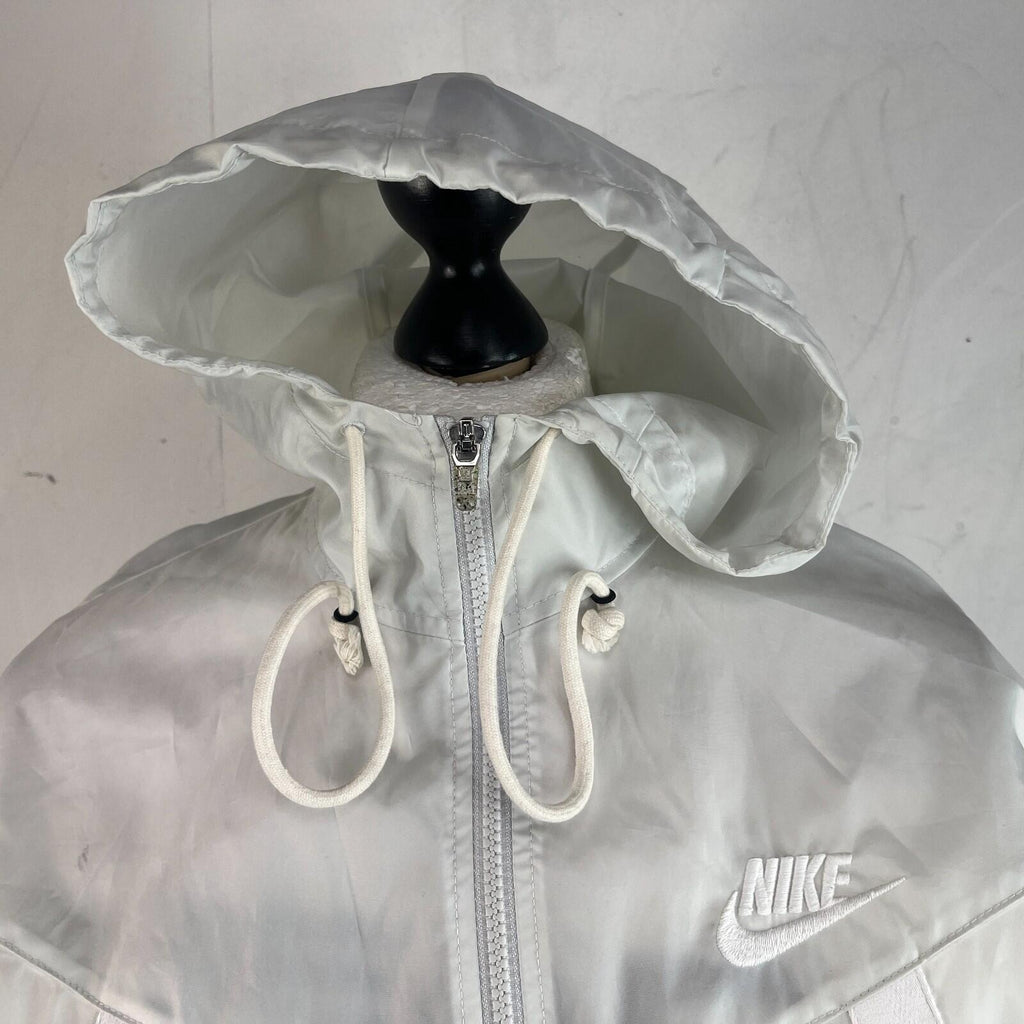 Adidas Marble Hooded Waterproof Jacket Bomber size M Full Zip in White - Rare