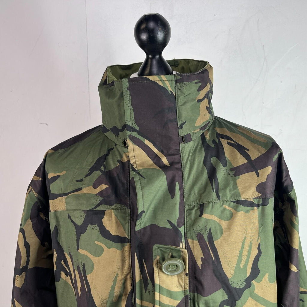 British DPM Camouflage Waterproof Camo Jacket Coat Hooded 180/104 Large