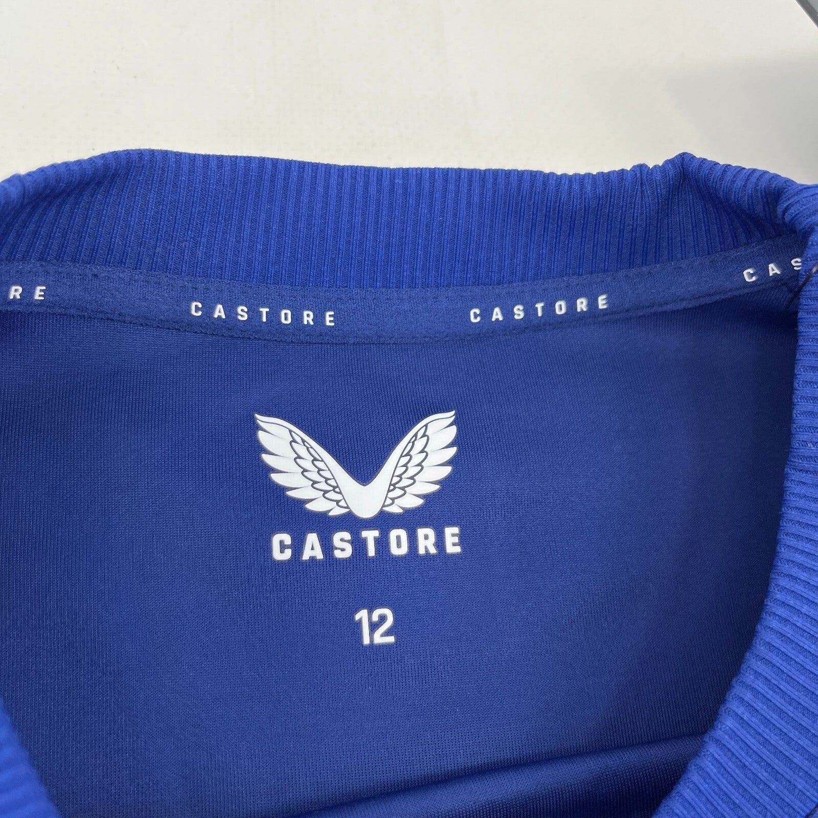 Castore Glasgow Rangers FC Football Matchday Sweatshirt Blue UK Women's size 12