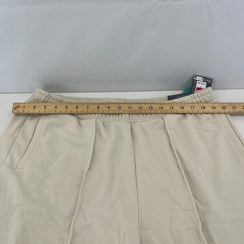 M&S Ladies Goodmove Parachute Joggers Cuffed Trousers Pants Cream UK size 18 New