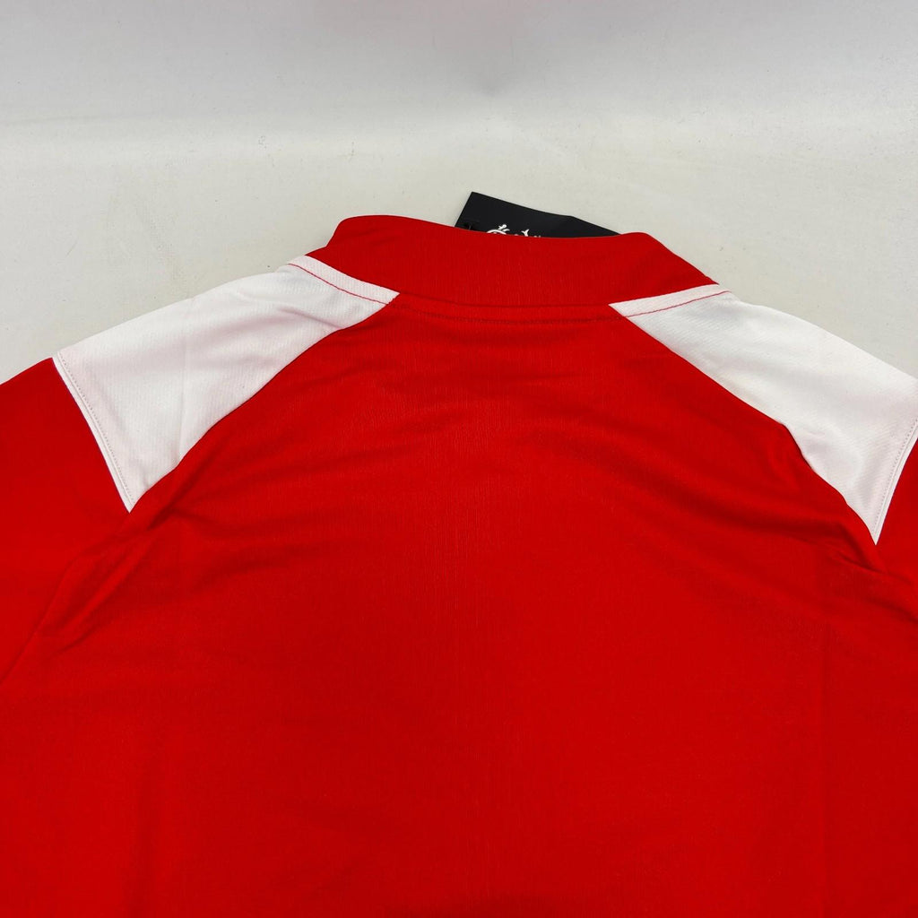 Rangers Castore Match Day Quarter Zip Top Womens size Medium Red Long Sleeve New
