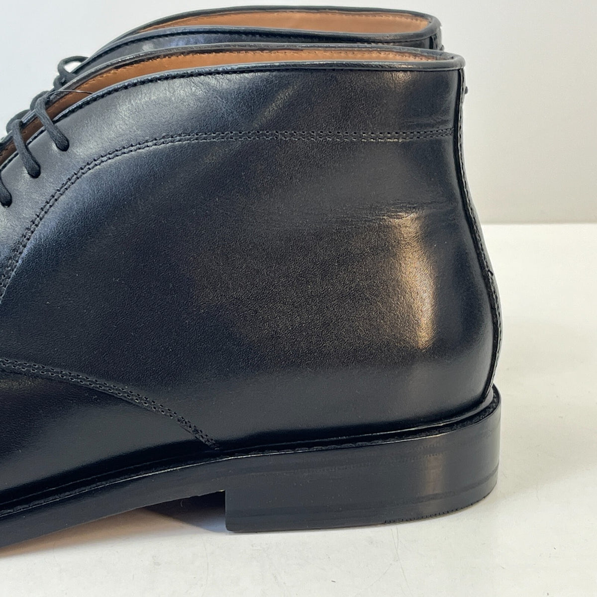 Marks and Spencer Sartorial Black Leather Smart Luxury Boots UK 11 RRP £120 New