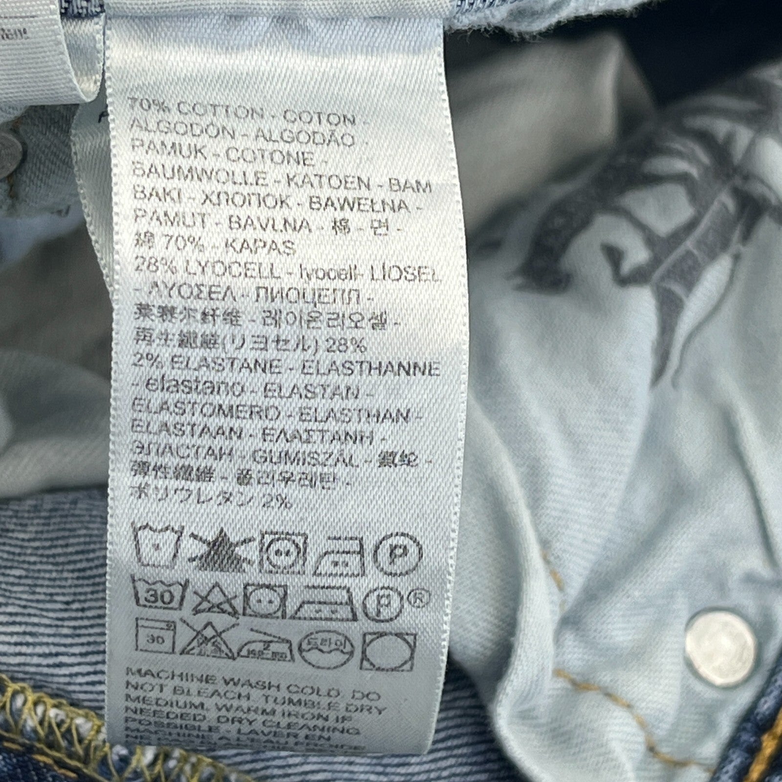 Vintage Levi’s 512 Lo-Ball Blue Stonewash Jeans Women's size W32 L32
