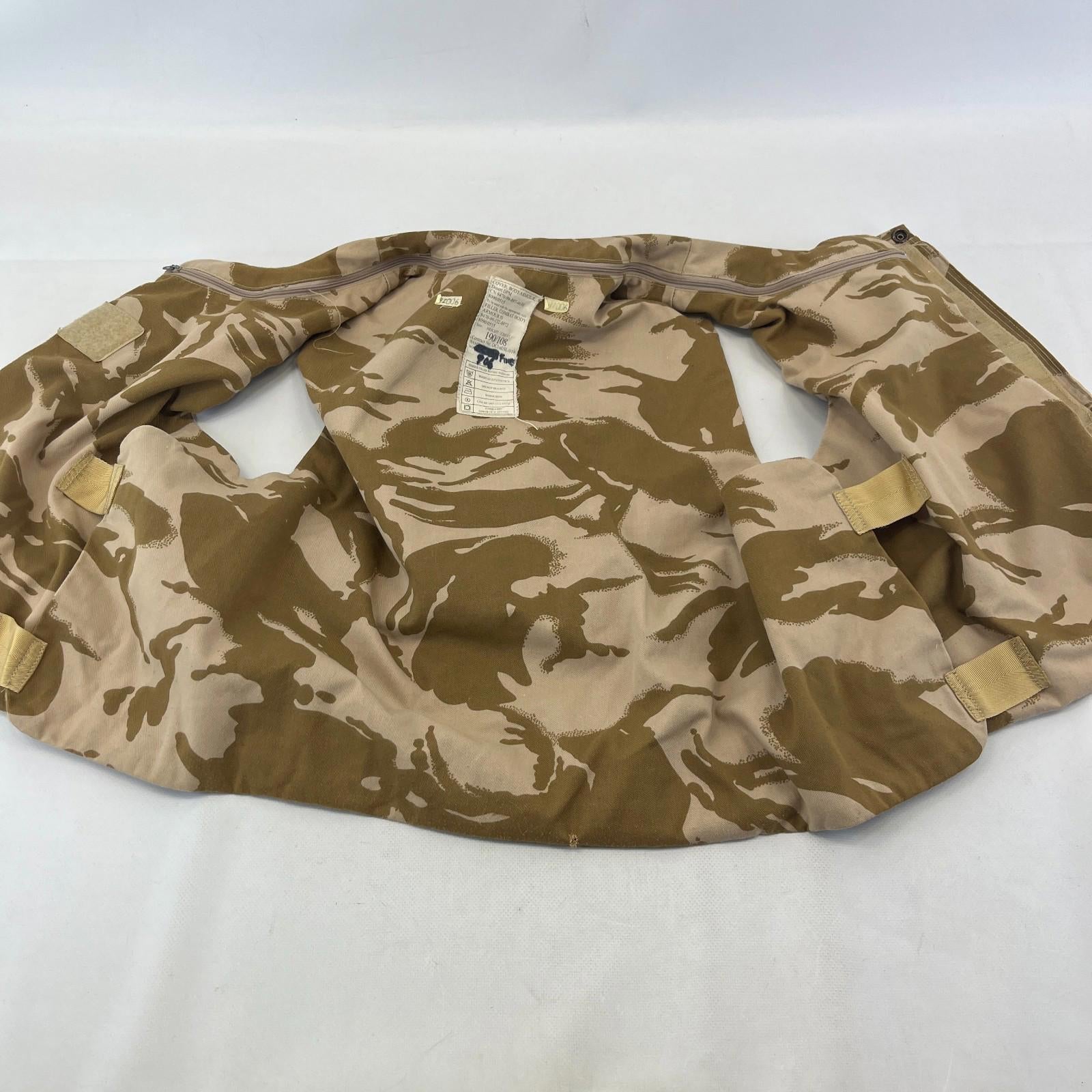 Rare British Army Gulf War Desert DPM Mk1 CBA Body Armour Cover 190/108
