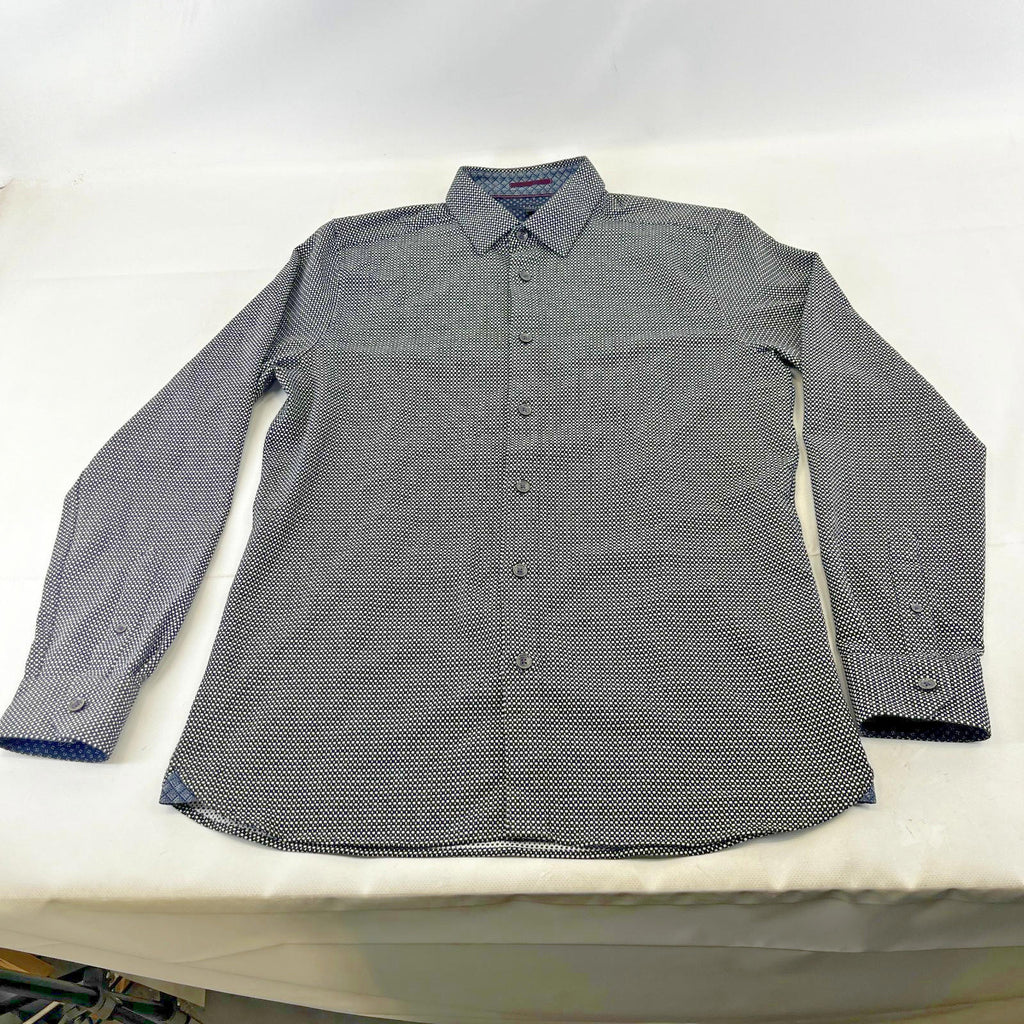 Ted Baker Men's Vintage Thick Heavy Black & White Shirt Mens Size 4
