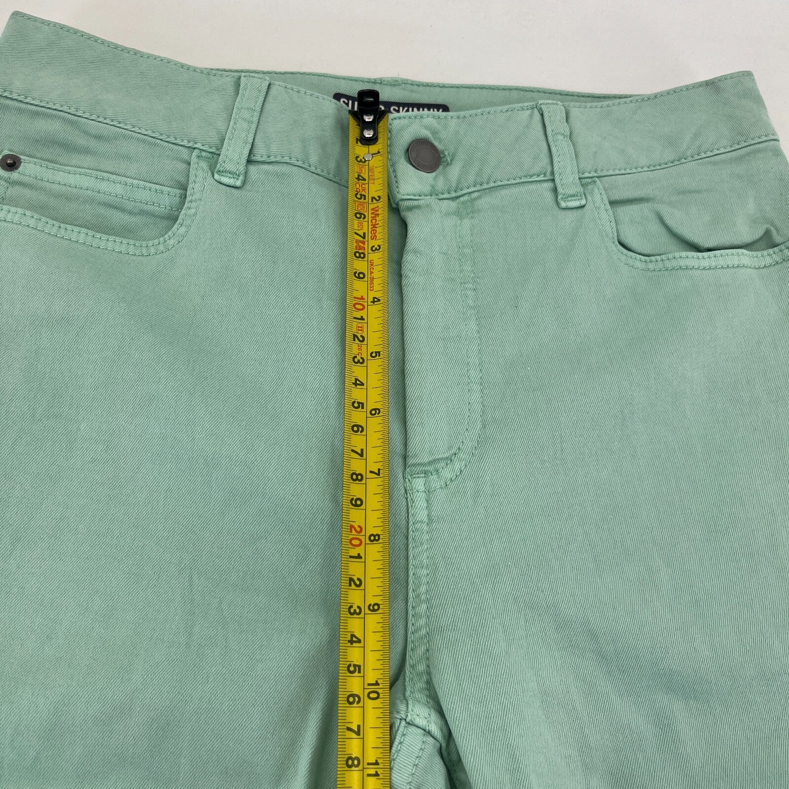 Marks & Spencer Mint Green Super Skinny Jeans - UK size 12R - BNWOT