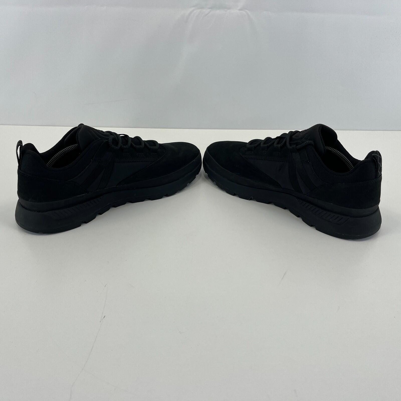 Timberland Euro Trekker Low Mens Hiking Trainers in Black UK size 10 / EU 44.5