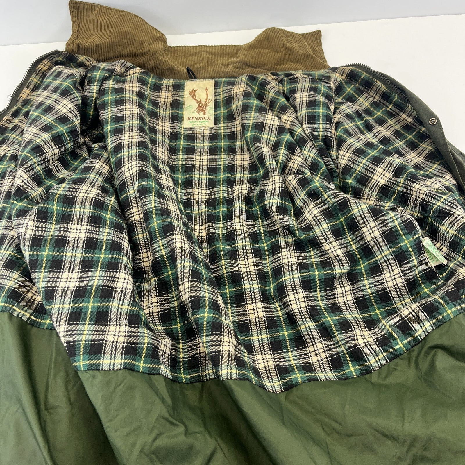 Kenrick Quality Green Wax Jacket UK XL Dog Walking Hunting Shooting Countrywear