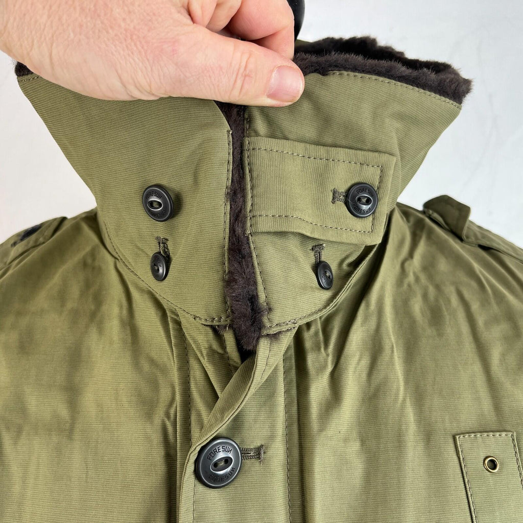 Foresun Professional Military Bomber Jacket w/ Liner & Faux Collar Shooting 2XL