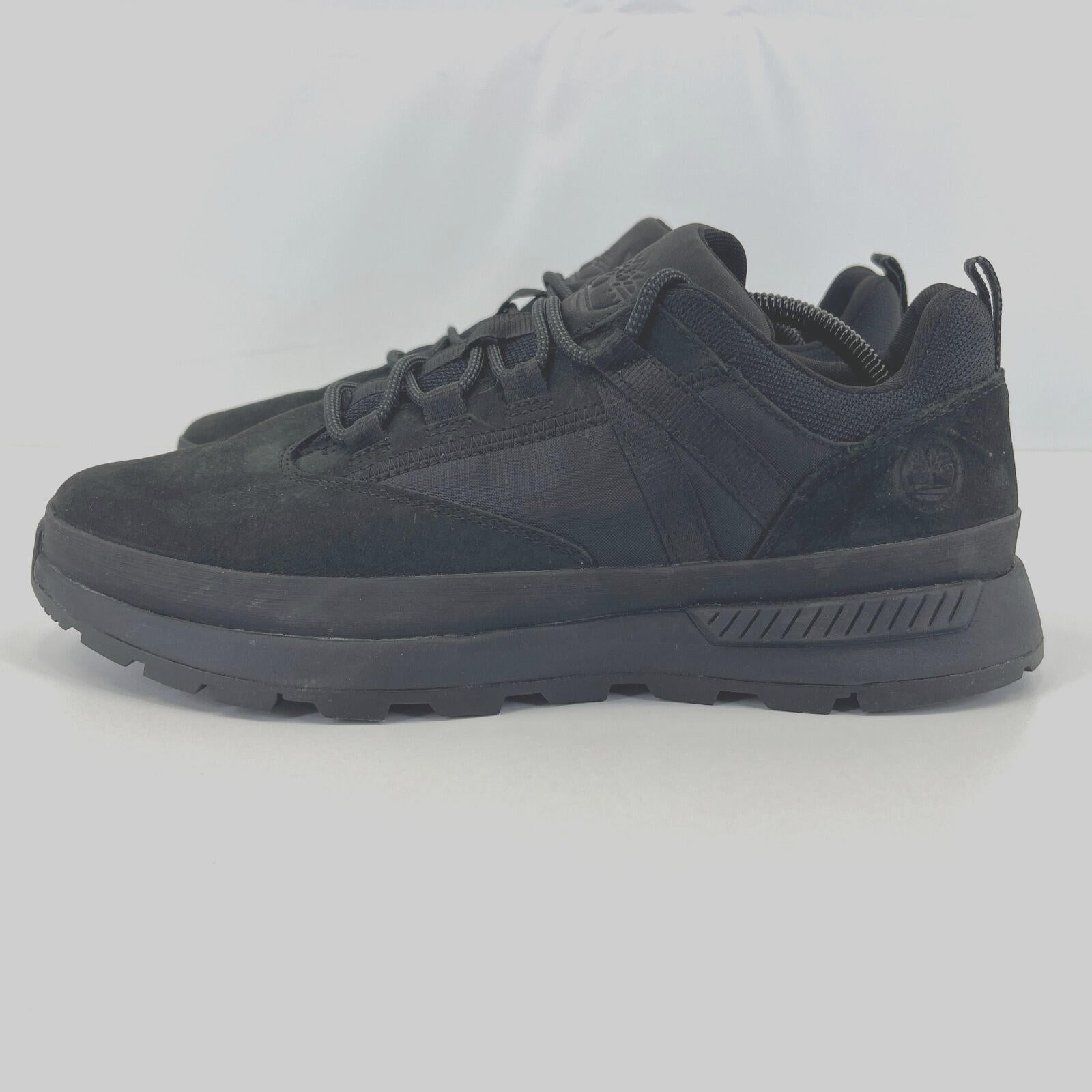 Timberland Euro Trekker Low Mens Hiking Trainers in Black UK size 10 / EU 44.5