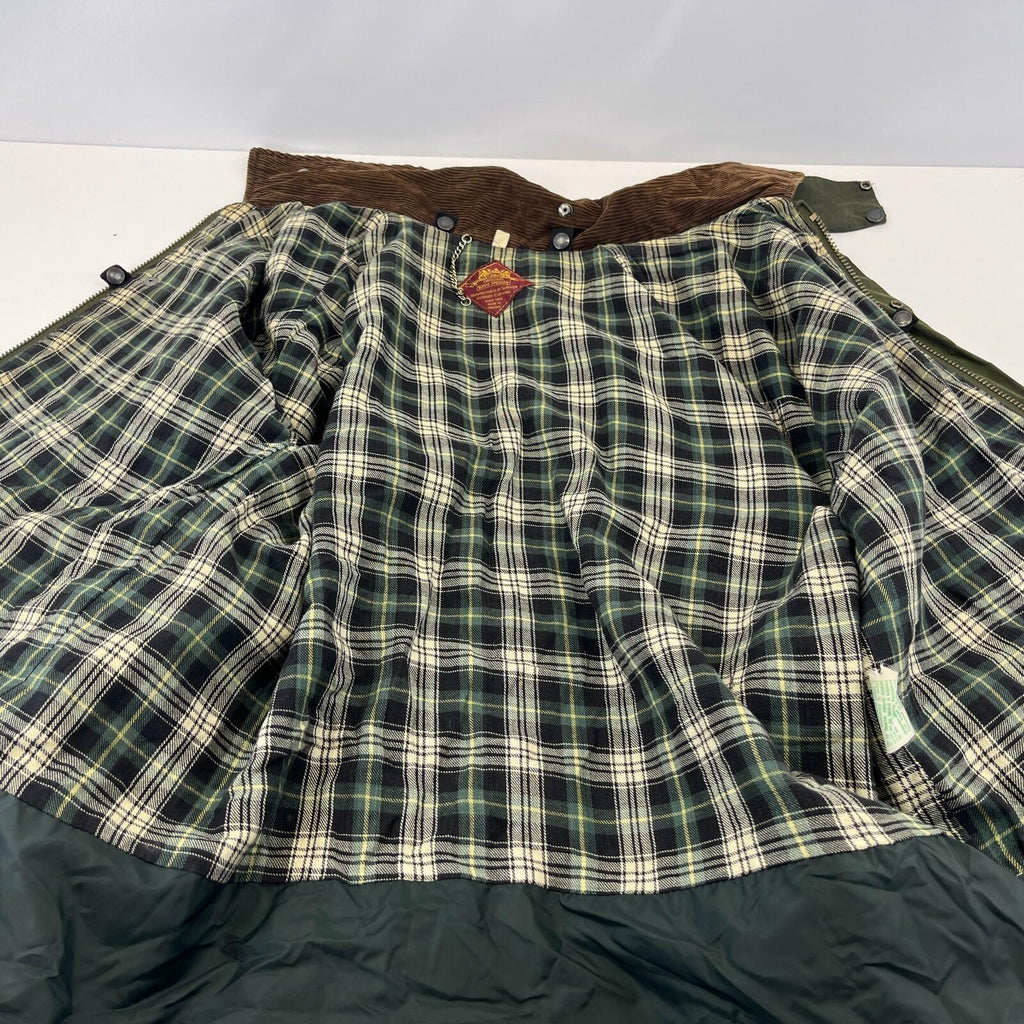 Royal Spencer Mens Wax Hunting/Farming Jacket in Green size Large