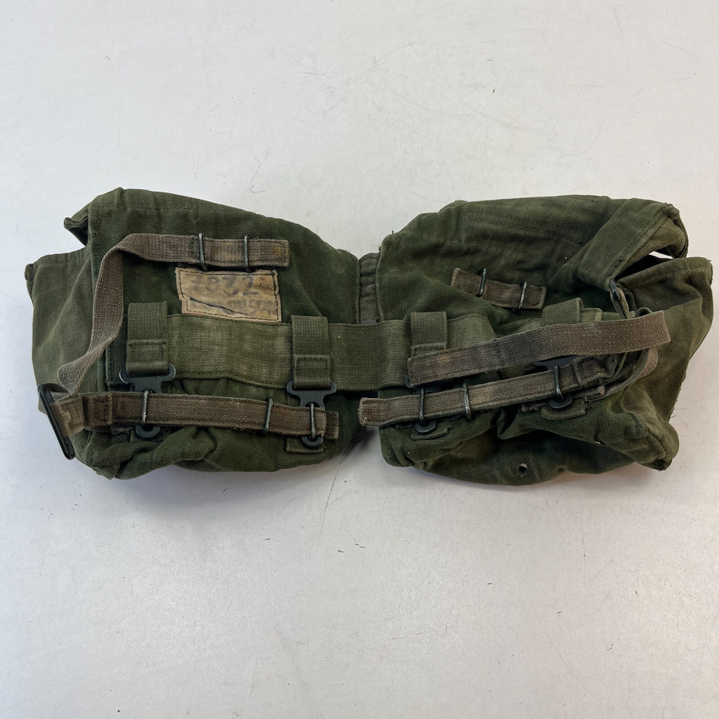 British Army 58 Pattern Webbing Kidney Pouch Set Complete Olive Drab