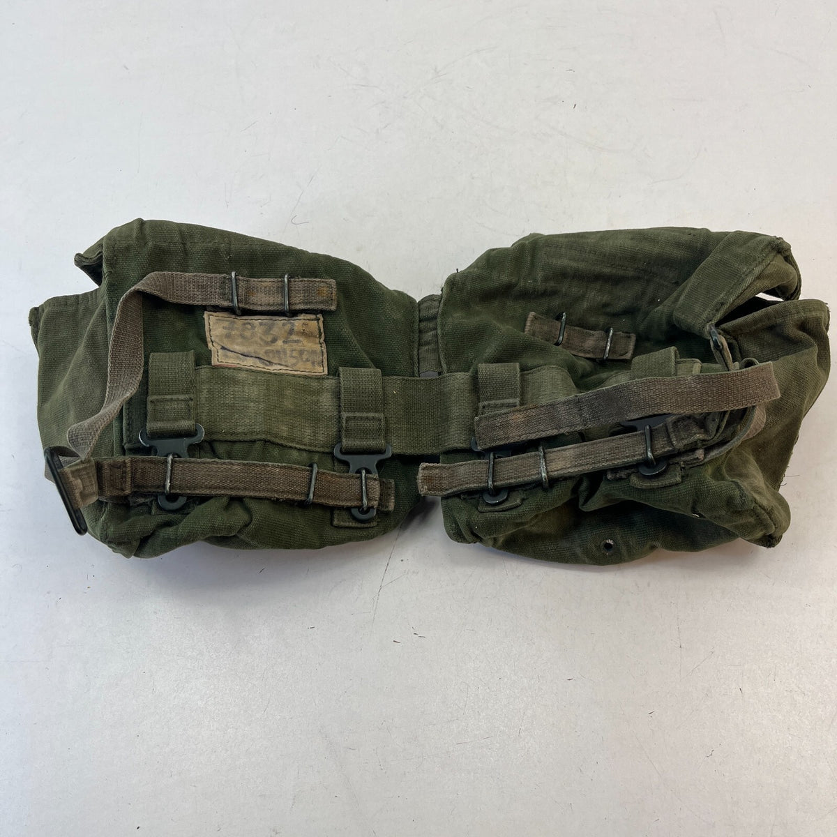 British Army 58 Pattern Webbing Kidney Pouch Set Complete Olive Drab