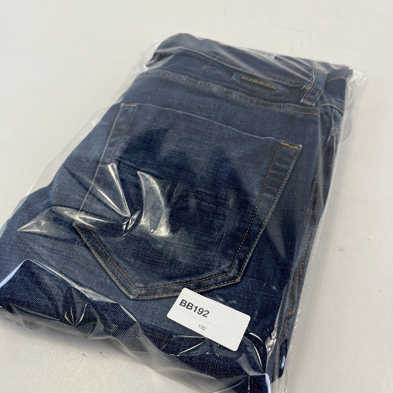 Diesel Tepphar Distressed Stretch Slim Carrot Jeans Men’s W30 L30 Denim Blue