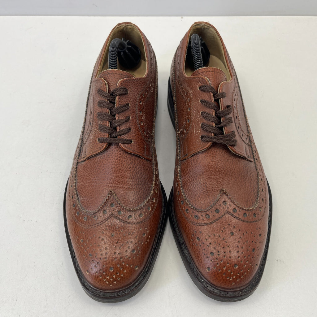 Samuel Windsor Men's Brogues size 8 Brown Leather Formal Shoes