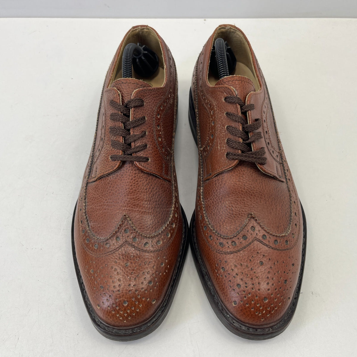 Samuel Windsor Men's Brogues size 8 Brown Leather Formal Shoes