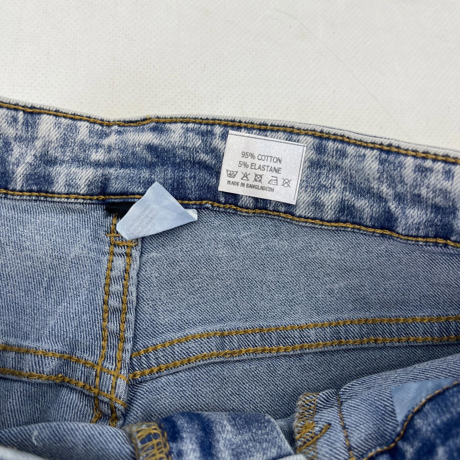 C&A Divided Stonewashed Blue Super Skinny Jeans - UK size 4R - BNWOT