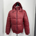 Sublevel Original Collection Men's Gear Chunky Puffer Jacket Terracotta Red L