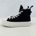 Converse All Star Chuck Taylor Hi-Top Black/Lilac/White Trainers UK 3