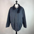 P.G. Field Men's Navy Blue Wax Jacket size XL British Made Outdoor Rural