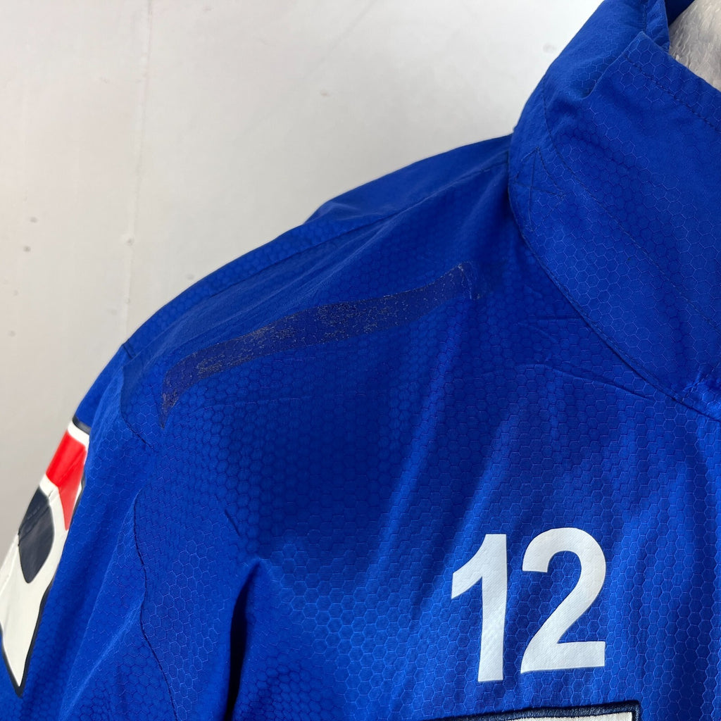Carlisle United Fila Training Jacket Windbreaker Embroidered Blue size M