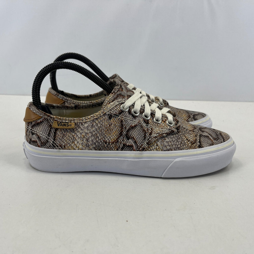 Vans Off The Wall Classic Snake Print Shoes size UK 4 EU 36.5