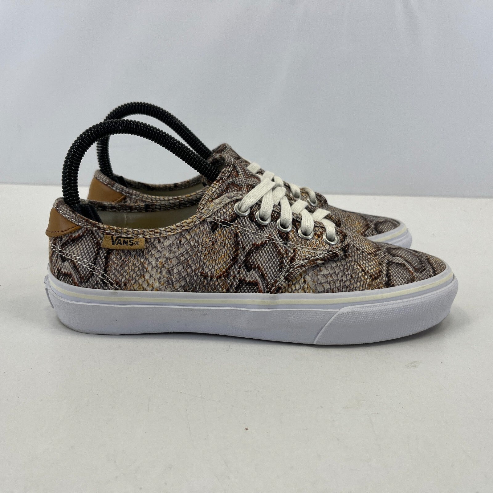 Vans Off The Wall Classic Snake Print Shoes size UK 4 EU 36.5