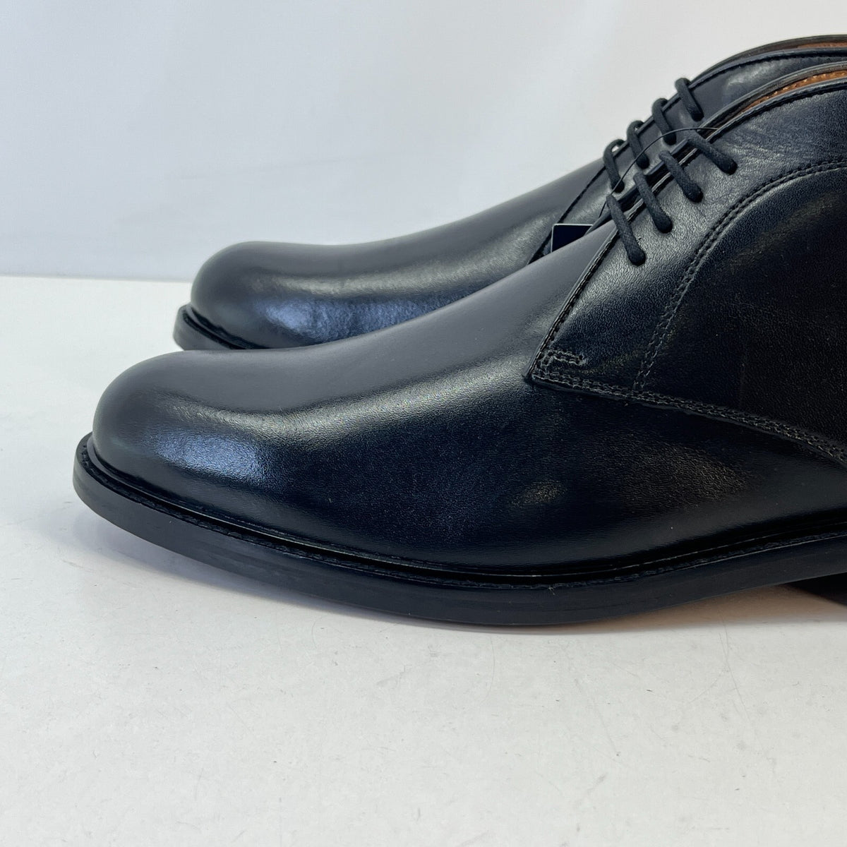 Marks & Spencer Sartorial Black Leather Smart Luxury Boots UK 8.5 RRP £120 New