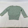 Vintage Lyle & Scott 100% Cashmere Sweater Jumper in Green UK Women's size Small