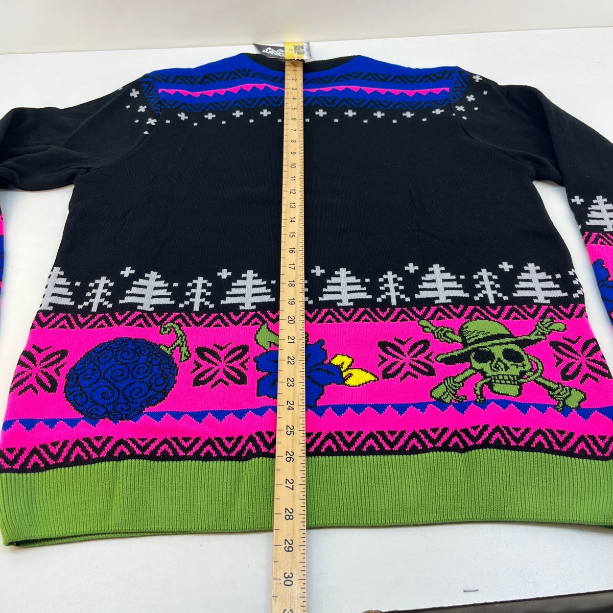 One Piece Luffy Christmas Jumper Men Women Xmas Anime Cosplay Pullover size XL