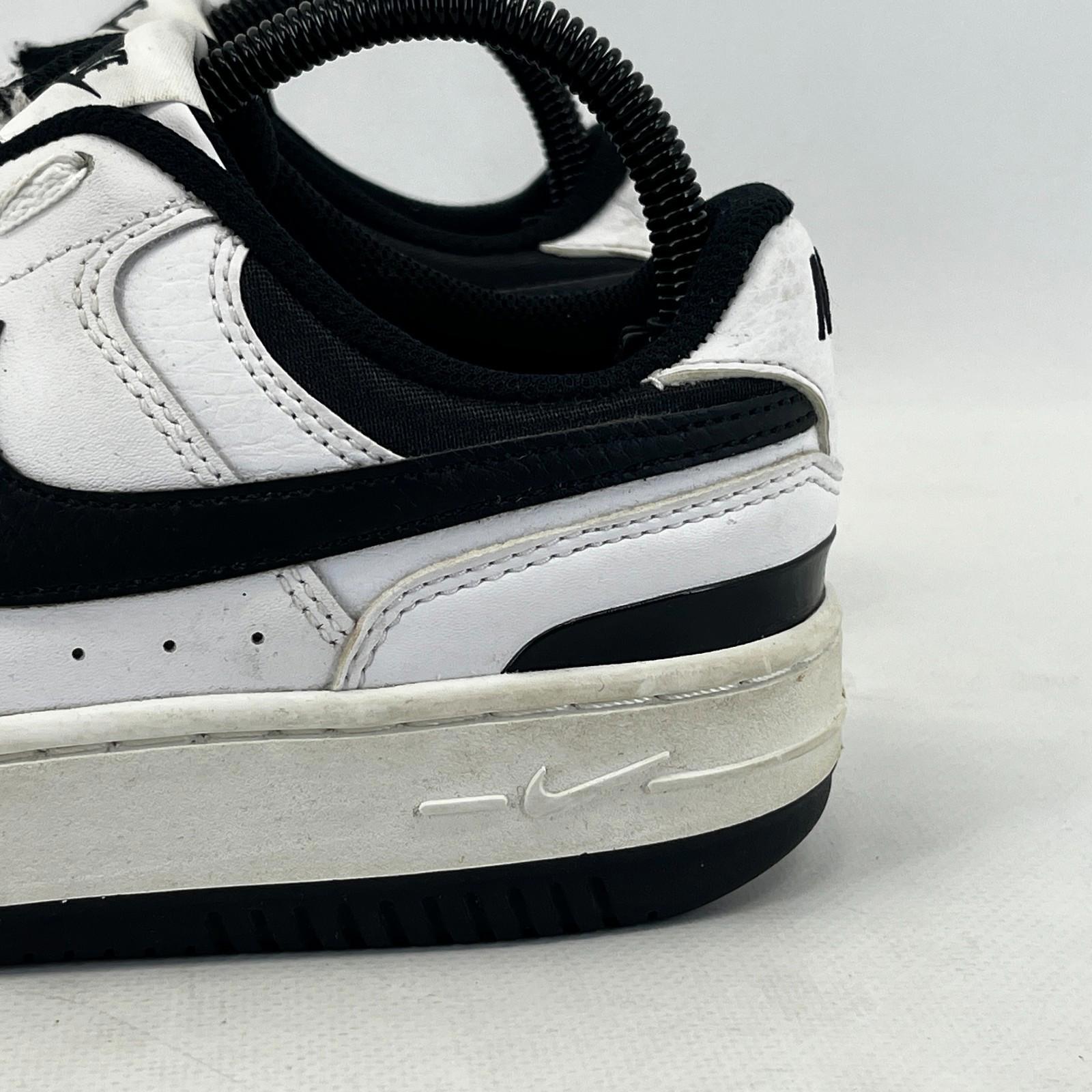 Nike Gamma Force Women’s Leather Trainers Shoes White/Black size UK 5.5 EU 39