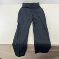 Zara Women's Linen Trousers in Black High Waist Smart Casual size XS