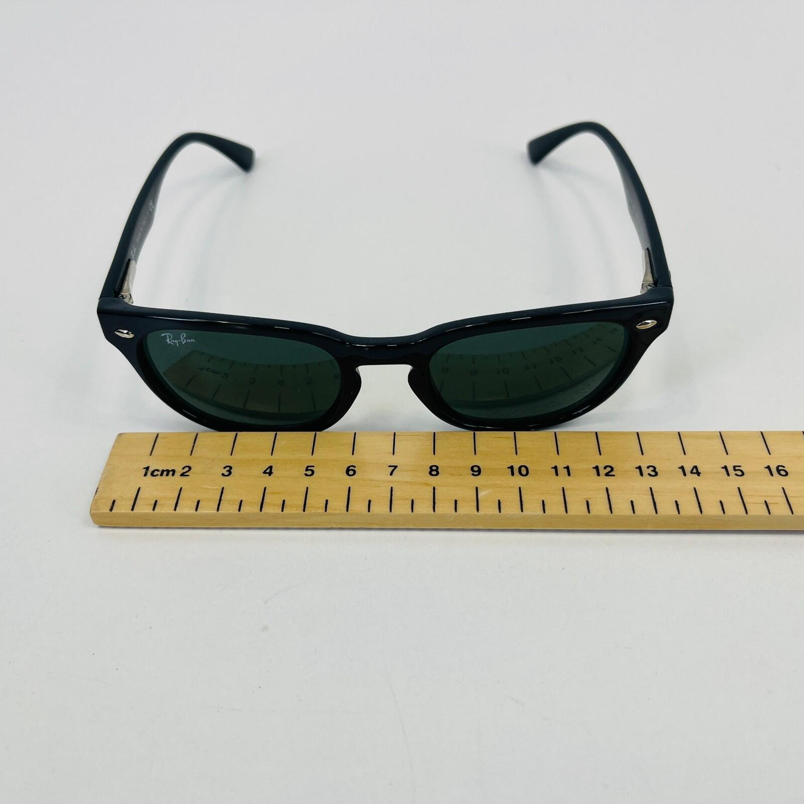 Ray-Ban Sunglasses RB4140 601 49-20 145 3N Black w/ Green 49mm Lenses - New