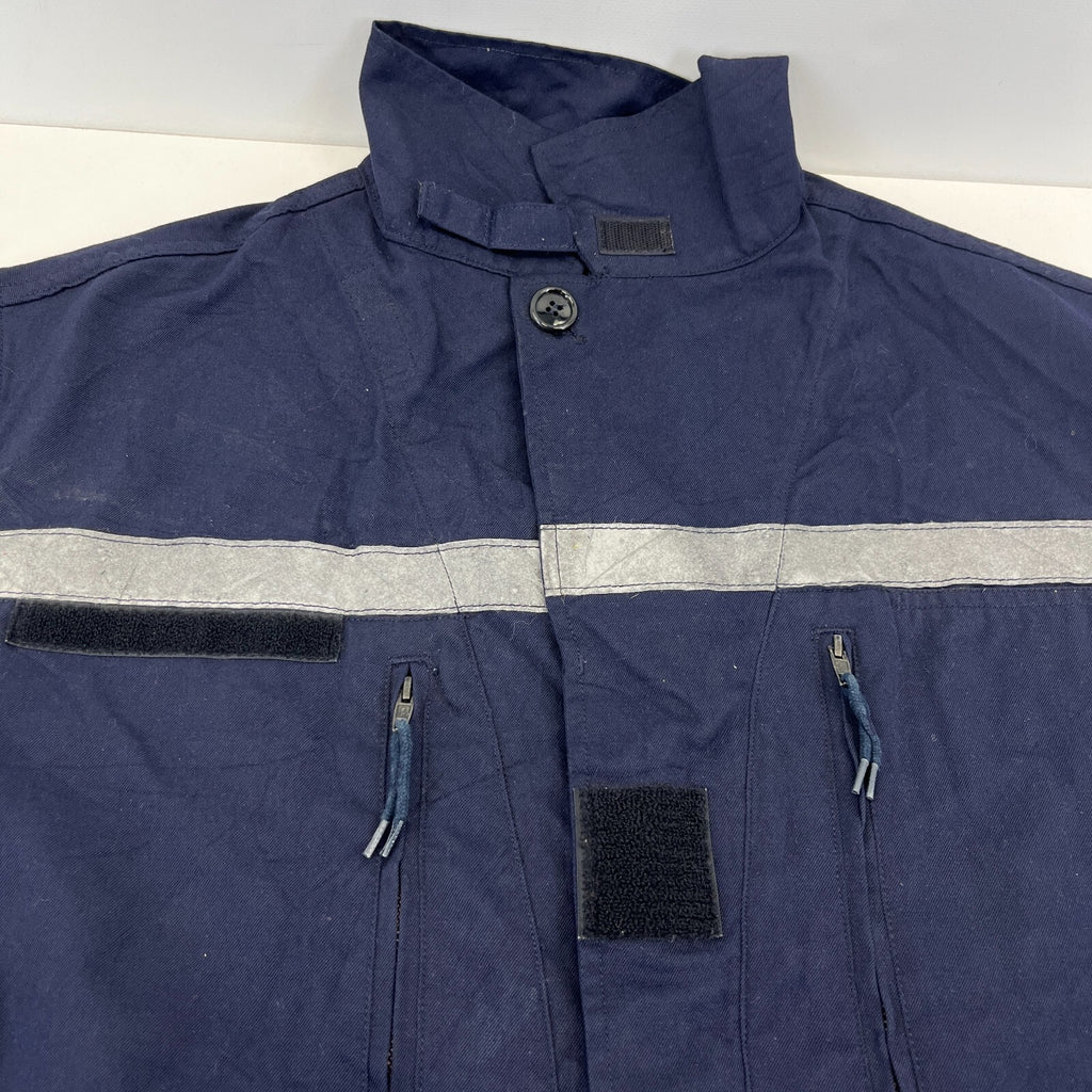 Balsan French Military Chore Jacket size 128L (UK XL) Navy Blue Workwear Canvas
