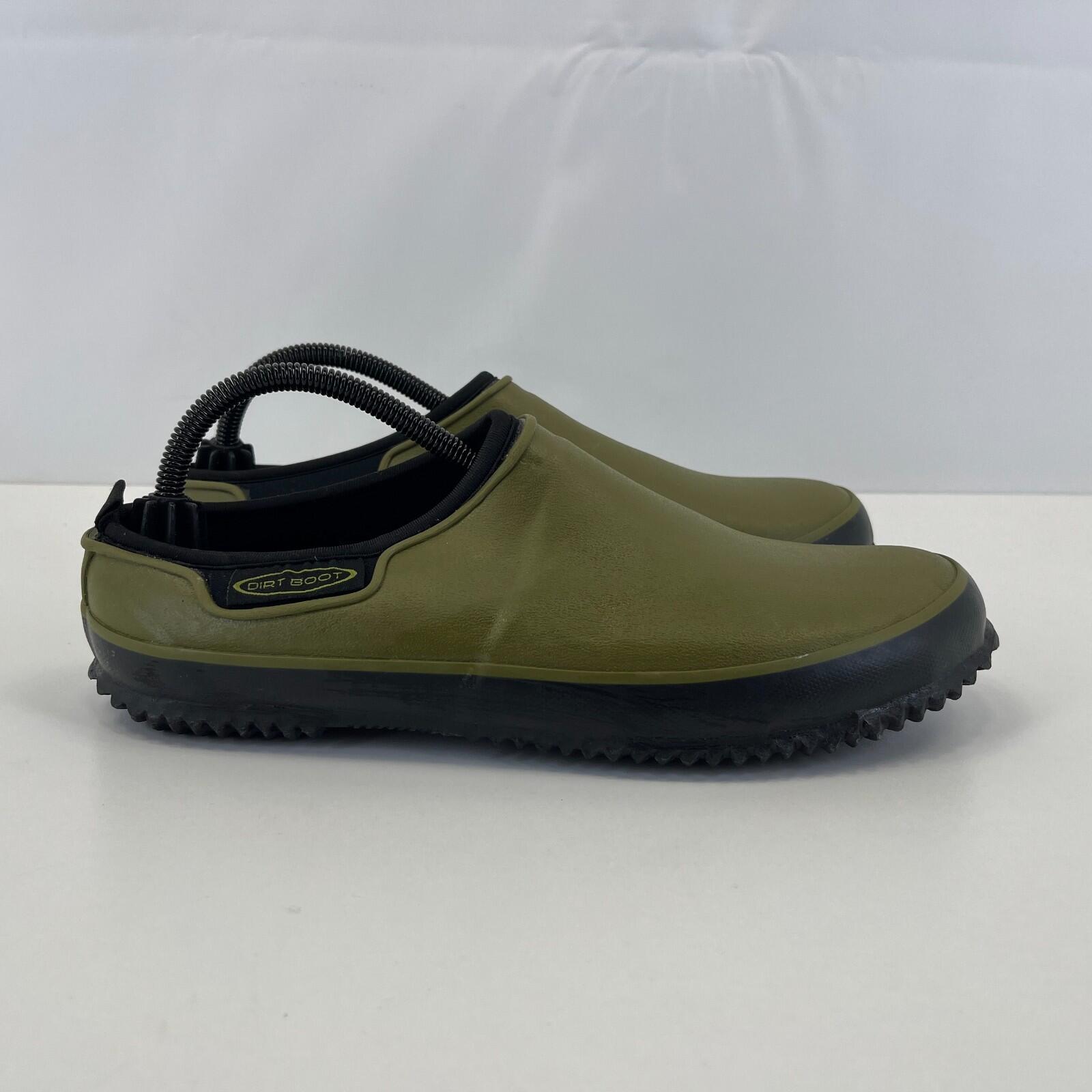 Dirt Boot Neoprene Waterproof Outdoor Garden Muck Shoes Slippers Green UK size 9