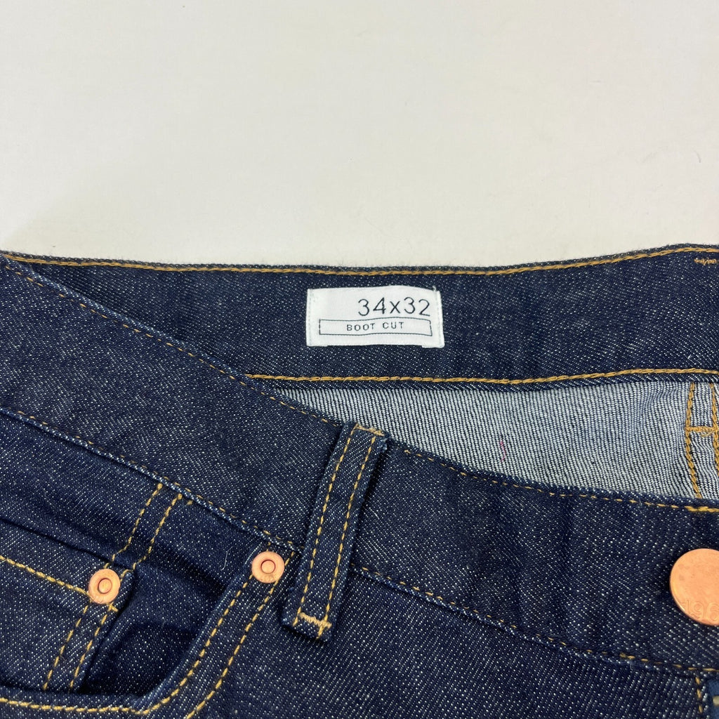 Gap Coupe Semi-Evasee Boot Cut Jeans Dark Blue W34" L32" - New