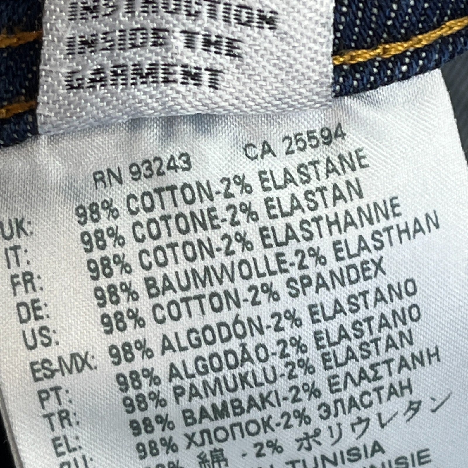 Diesel Tepphar Distressed Stretch Slim Carrot Jeans Men’s W30 L30 Denim Blue