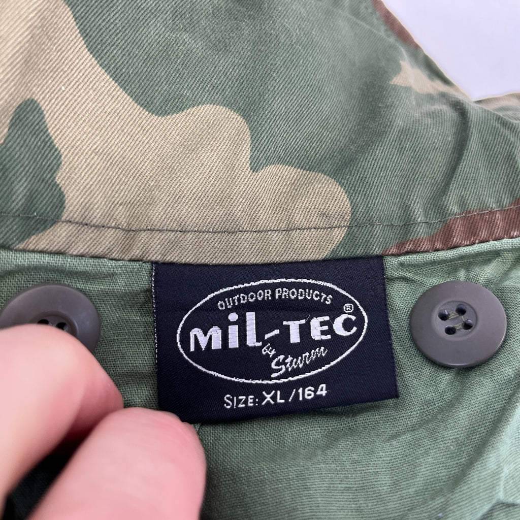 Mil-Tec US Army Military Jacket Green Camouflage size Youth XL + Hood
