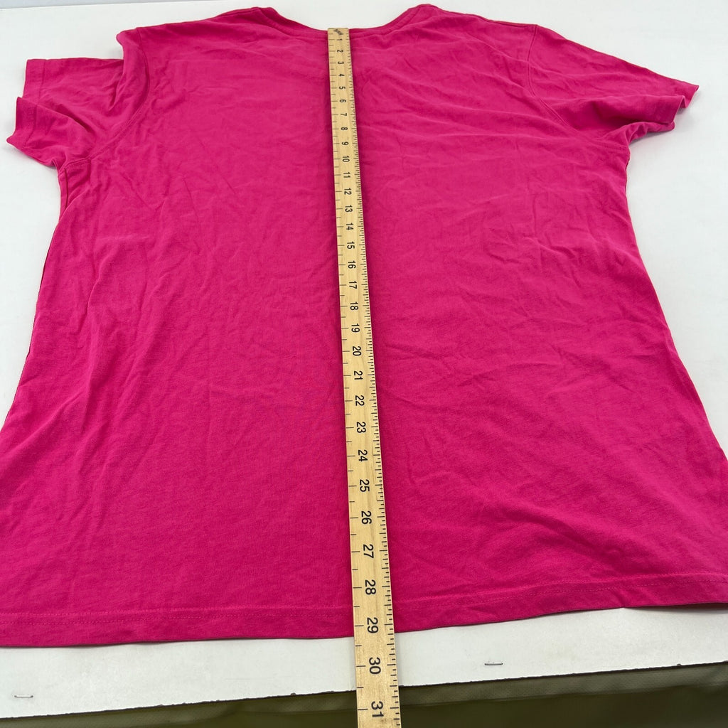 Joe Browns Pink & Yellow Crew Neck Short Sleeve T-Shirt 100% Cotton size 2XL