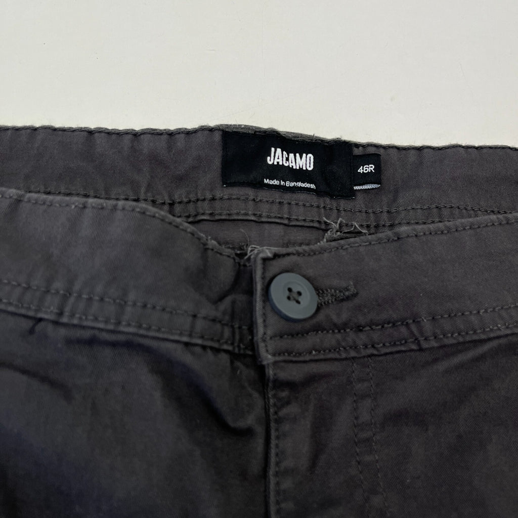 Jacamo Cargo Trousers Mens size 46R L30" Grey Combat Work Casual Utility Pants
