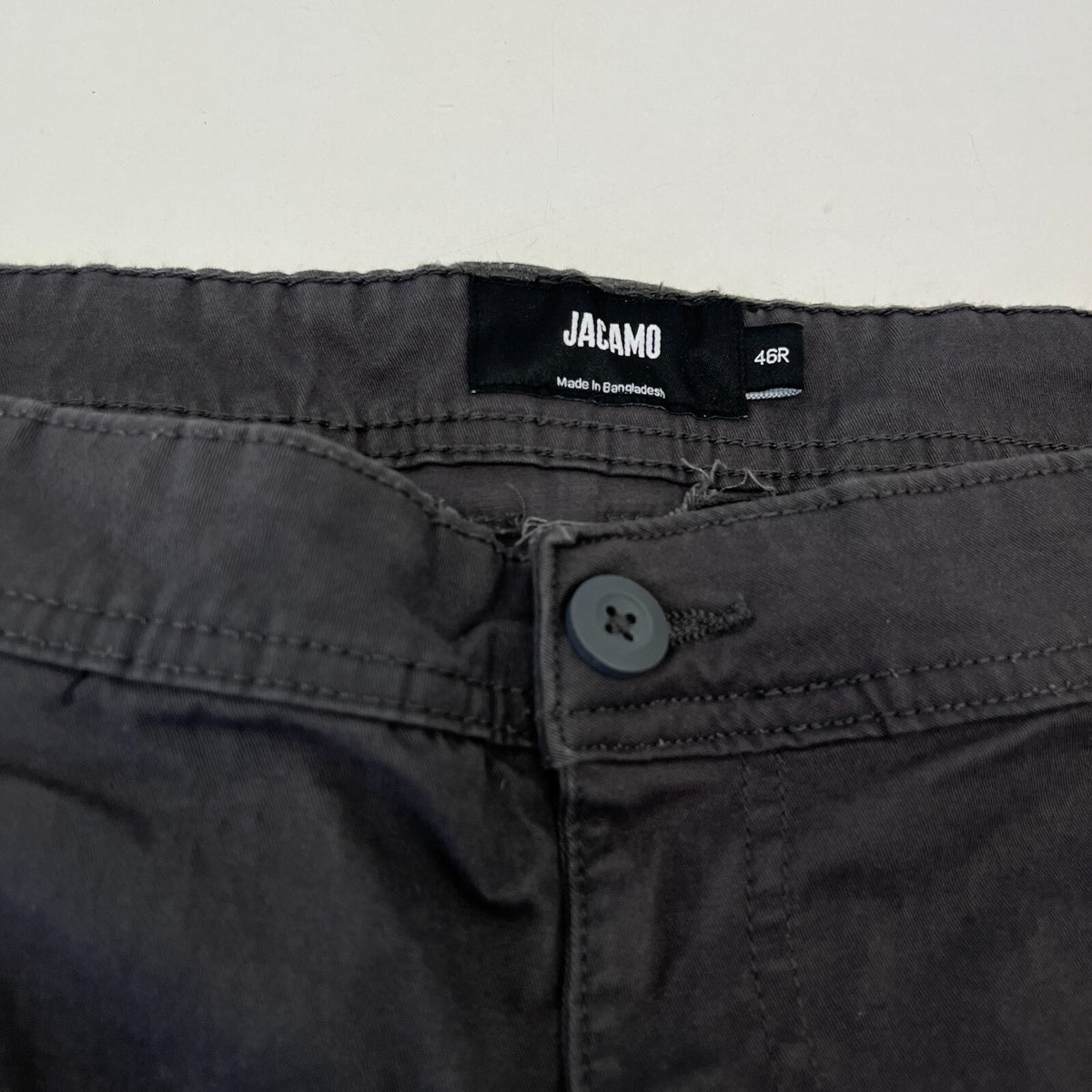 Jacamo Cargo Trousers Mens size 46R L30" Grey Combat Work Casual Utility Pants