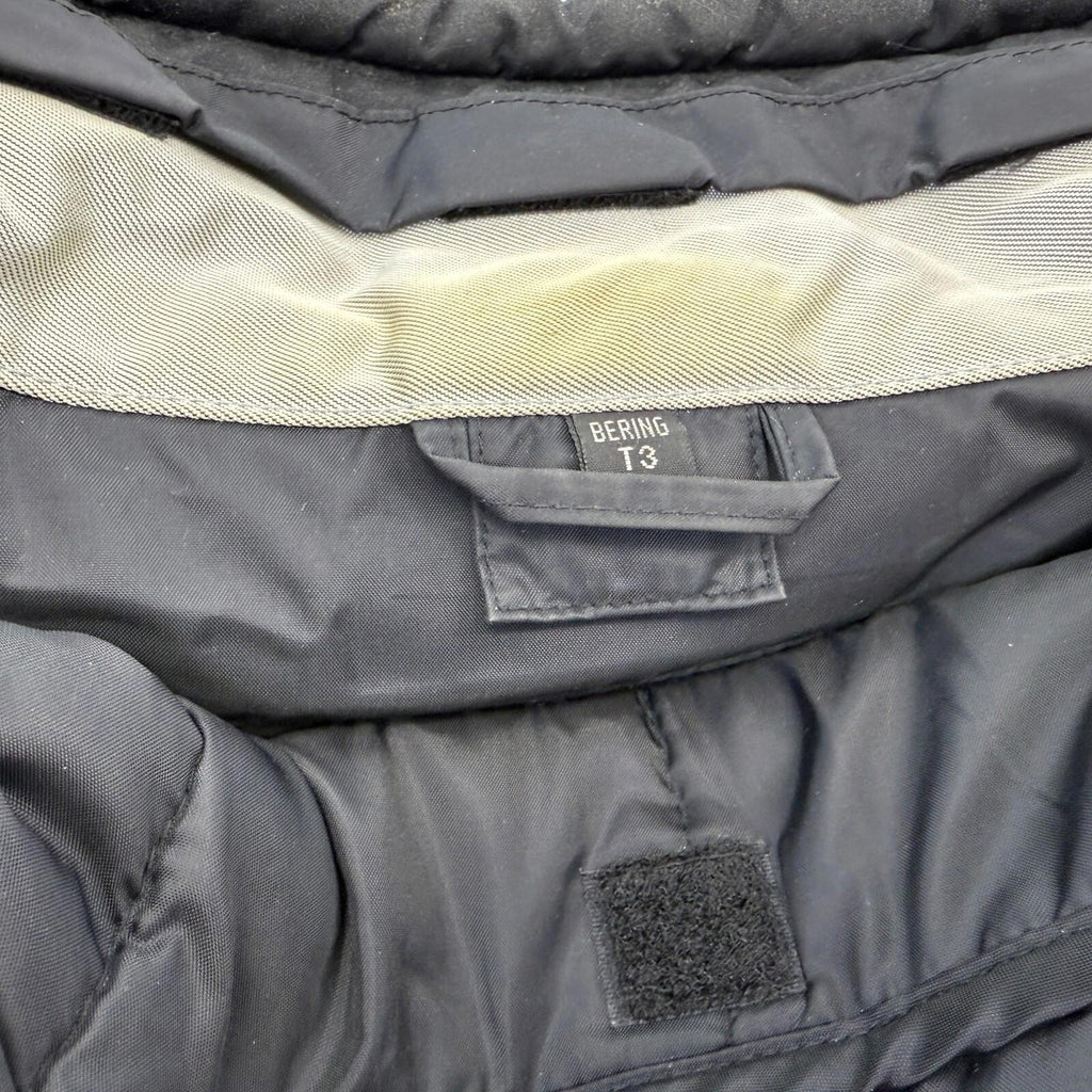 Bering Motorcycle Jacket in Grey Silver Women's size Large with Armour & Liner