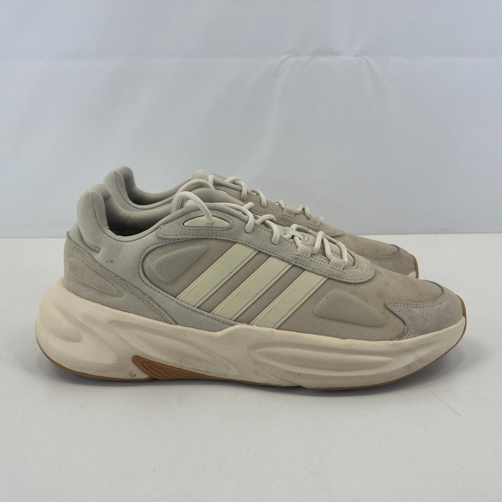 Adidas Ozelle Cloudfoam Trainers in Beige Men's size UK 12 EU 47 1/3