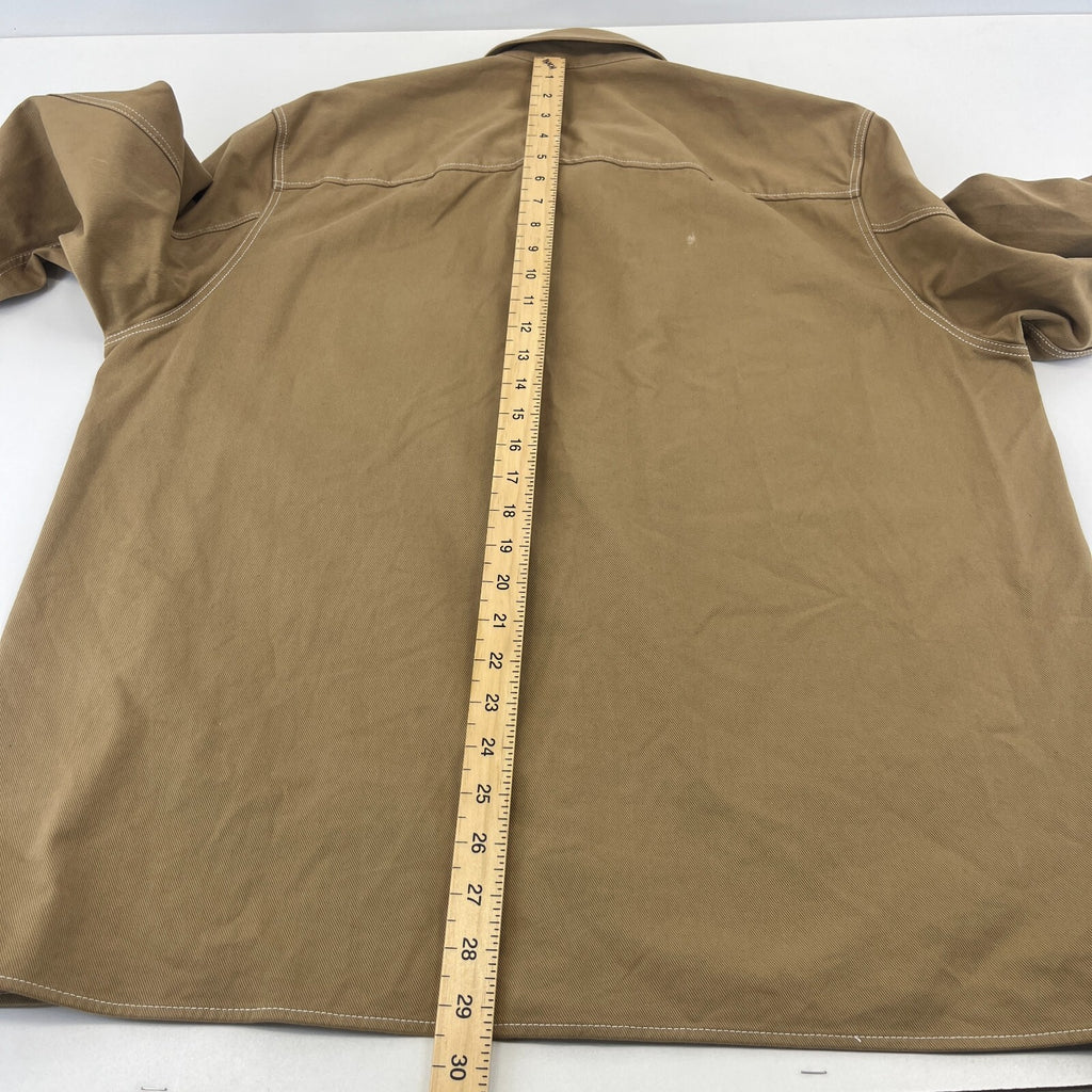 Ted Baker Chino Chore Jacket Shacket Men's Ted size 5 (UK XL) Beige Button Up