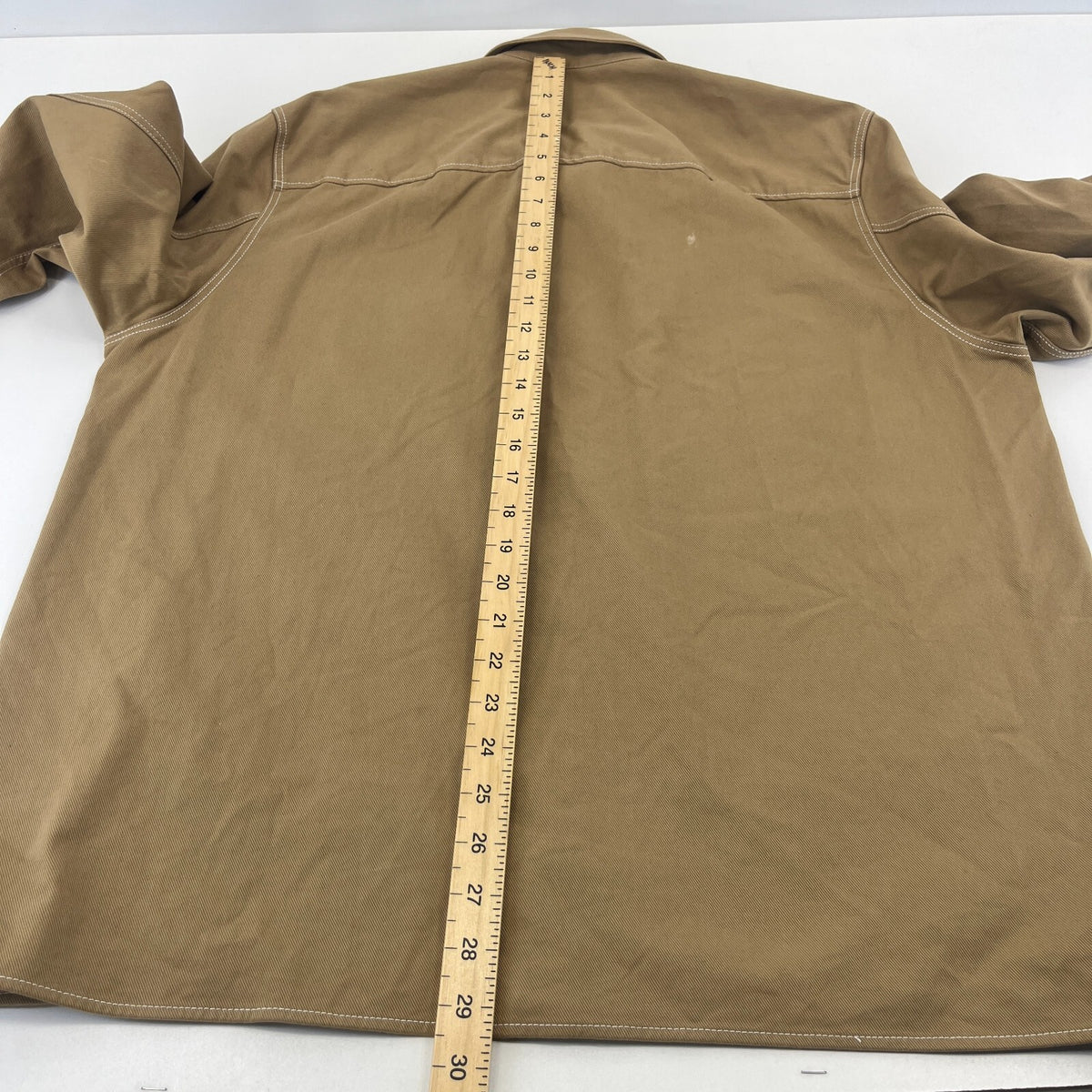 Ted Baker Chino Chore Jacket Shacket Men's Ted size 5 (UK XL) Beige Button Up